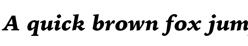 Preview of IowanOldSt Blk BT Black Italic