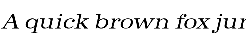 Preview of IrisBeckerExtended Italic