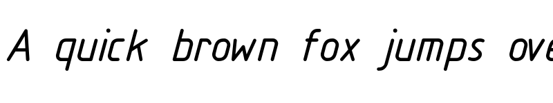 Preview of Isonorm3098 Italic