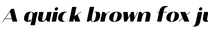 Preview of Istanbul Type 900 Bold Italic