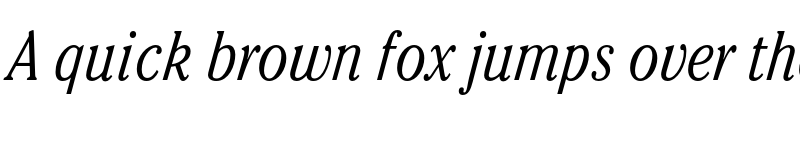 Preview of ITC Cheltenham Std Light Condensed Italic