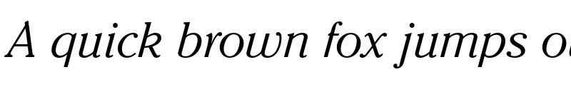 Preview of ITC Cheltenham Std Light Italic