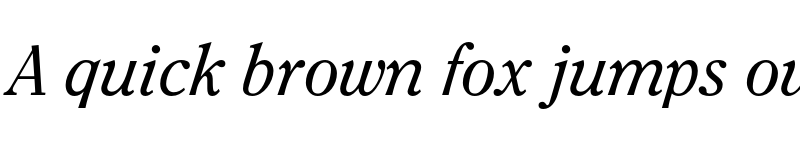 Preview of ITC Clearface LT Regular Italic