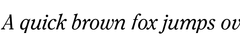 Preview of ITC Clearface Regular Italic