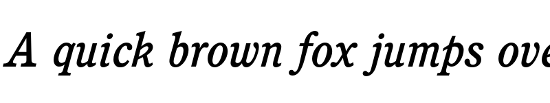 Preview of ITC Cushing Medium Italic