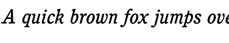 Preview of ITC Cushing Std Medium Italic