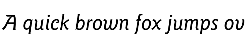 Preview of ITC Goudy Sans Medium Italic