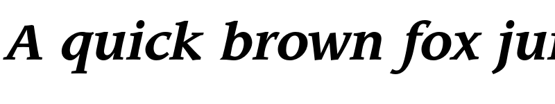 Preview of ITC Leawood Std Bold Italic