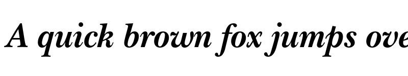 Preview of ITC New Baskerville Bold Italic