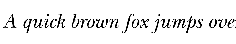Preview of ITC New Baskerville Italic
