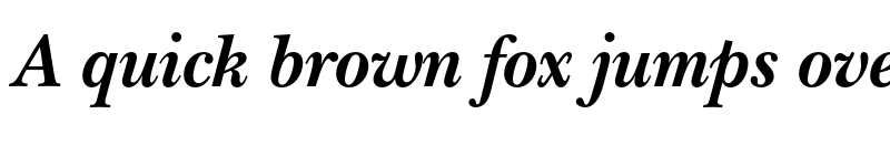 Preview of ITC New Baskerville Std Bold Italic