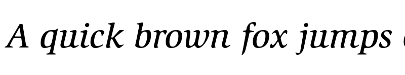 Preview of ITC Slimbach Medium Italic