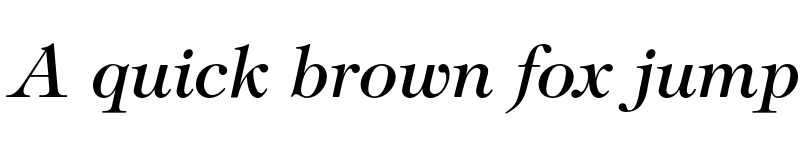 Preview of ITC Tiffany Medium Italic