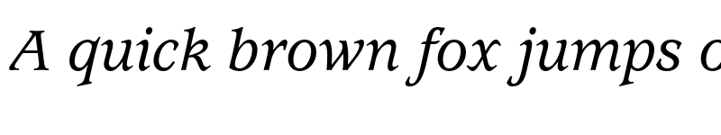 Preview of ITC Usherwood Std Medium Italic