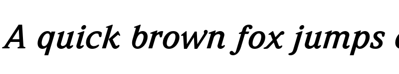 Preview of ITC Weidemann Bold Italic