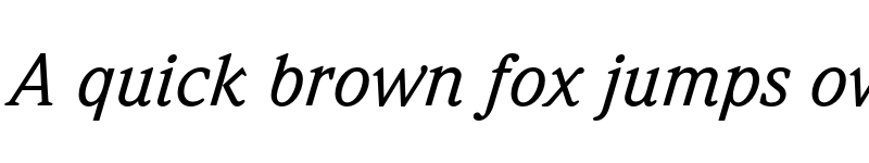 Preview of ITC Weidemann Medium Italic