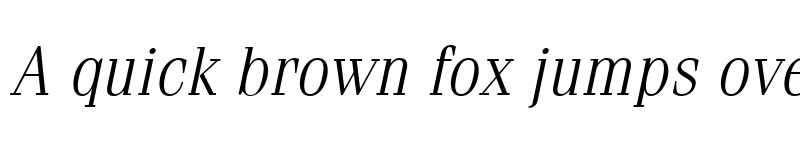 Preview of ITCFenice LT Light Italic