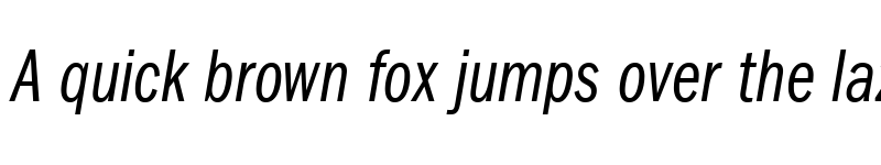 Preview of ITCFranklinGothic LT BookCp Italic