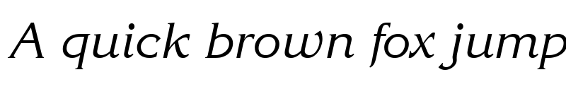 Preview of ITCKorinnaKursiv RomanItalic