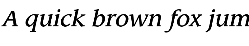 Preview of ITCLeawood-Medium MediumItalic