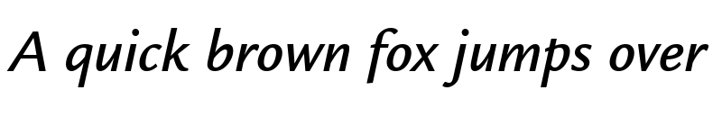 Preview of ITCLegacySans-Medium MediumItalic