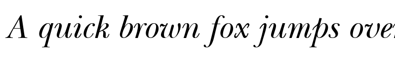 Preview of ITCNewBaskerville RomanItalic