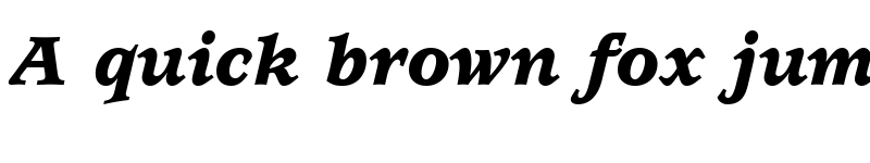 Preview of ITCUsherwood-Black BlackItalic