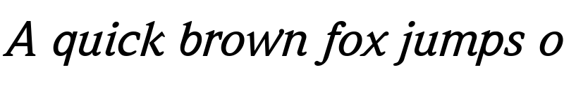 Preview of ITCWeidemann-Medium MediumItalic