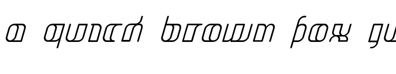 Preview of Jakone Condensed Italic