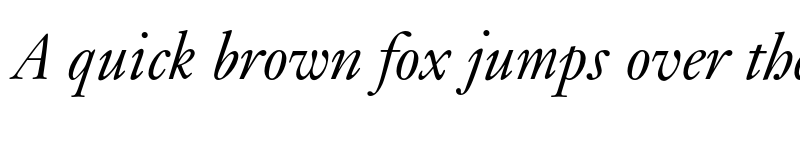 Preview of Janson MT Std Italic