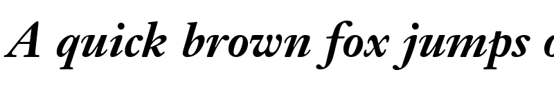 Preview of Janson SSi Bold Italic