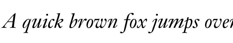 Preview of Janson Text 56 Oldstyle Figures Italic