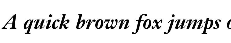 Preview of JansonText LT Bold Italic