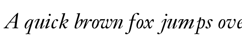 Preview of JansoOSSSK Italic