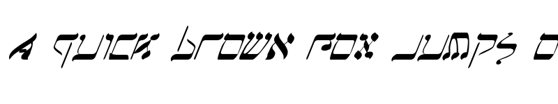 Preview of Jerusalem Italic Italic