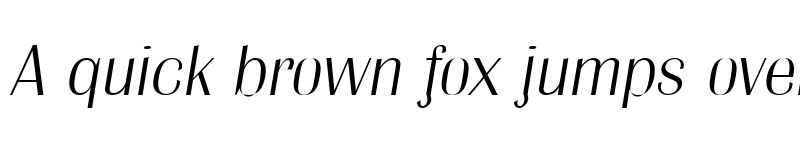 Preview of JesseBecker-ExtraLight Italic