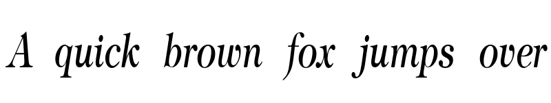 Preview of JewelCondensed Italic