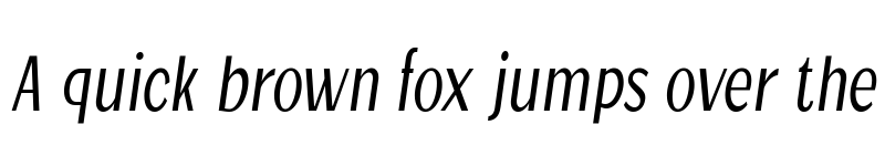 Preview of Jollin Family Light Narrow Italic