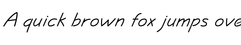 Preview of JottFLF Italic