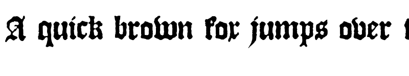 Preview of JSL Blackletter Antique Regular