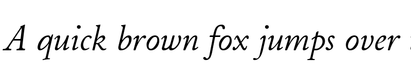 Preview of JuniusModern Italic