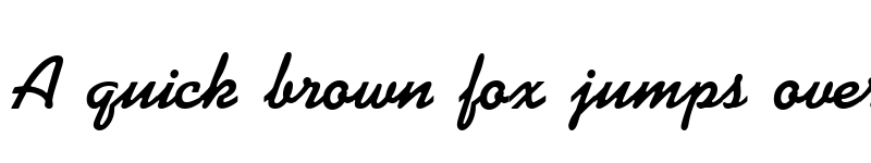 Preview of Kaufmann Script Bold Regular