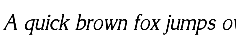 Preview of Keira Condensed Italic