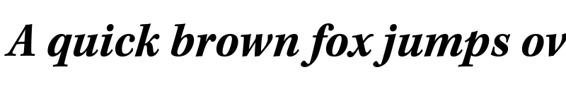 Preview of Kepler Std Bold Semicondensed Italic Caption