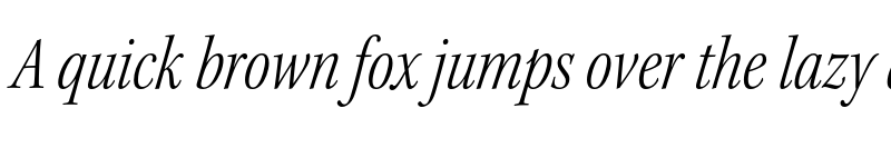 Preview of Kepler Std Light Condensed Italic Subhead