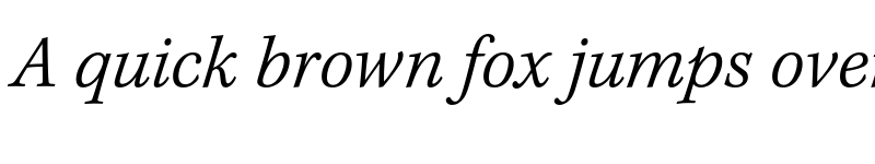 Preview of Kepler Std Light Italic Caption