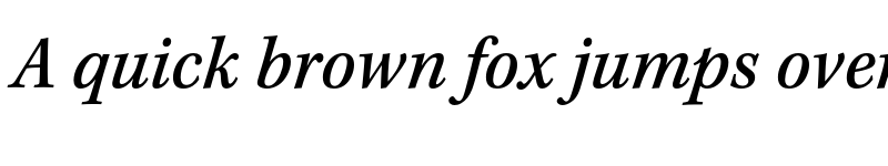 Preview of Kepler Std Medium Semicondensed Italic Caption