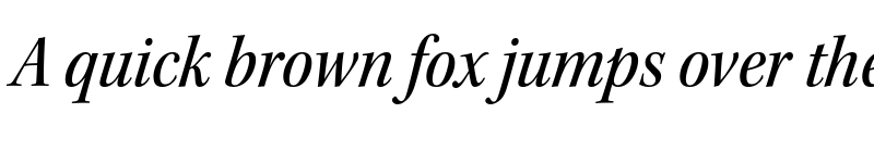 Preview of Kepler Std Medium Semicondensed Italic Subhead