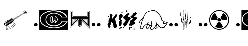Preview of KISS My Font Regular