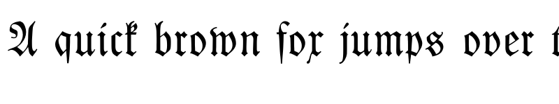 Preview of Kleist-Fraktur Regular